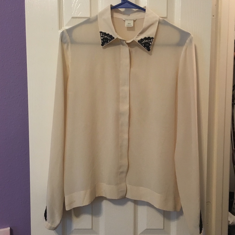 Club Monaco Silk Blouse